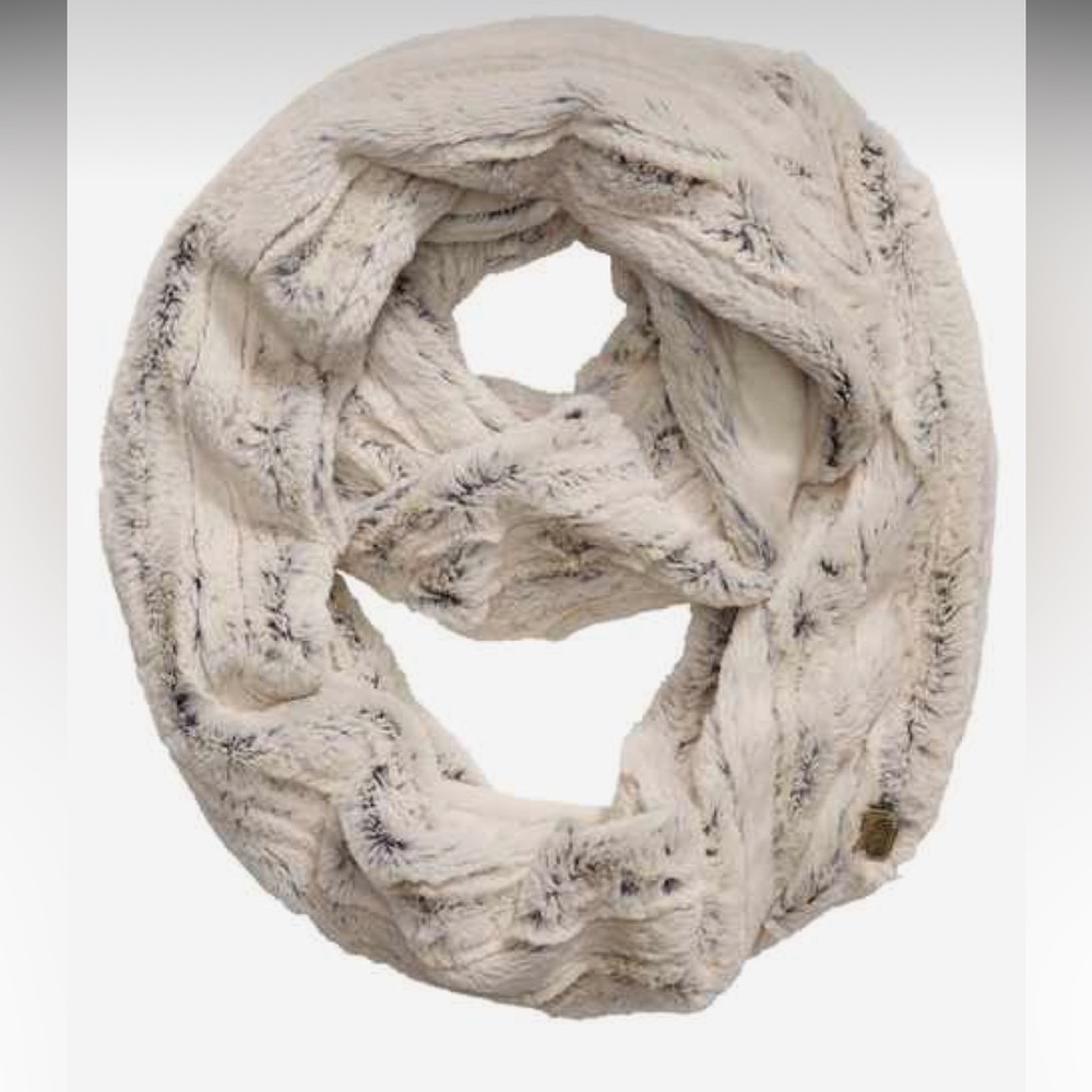 North face faux fur  infinity scarf